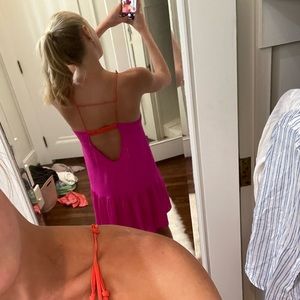 Saylor hot pink sundress size small